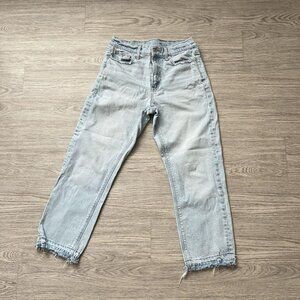 American Eagle Light Wash Straight Jeans